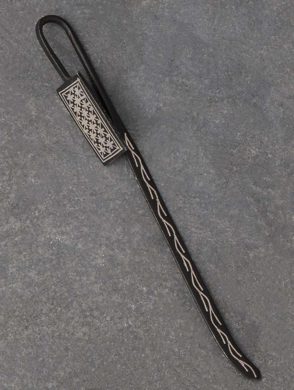 Bidri Craft Bookmark - Jaali