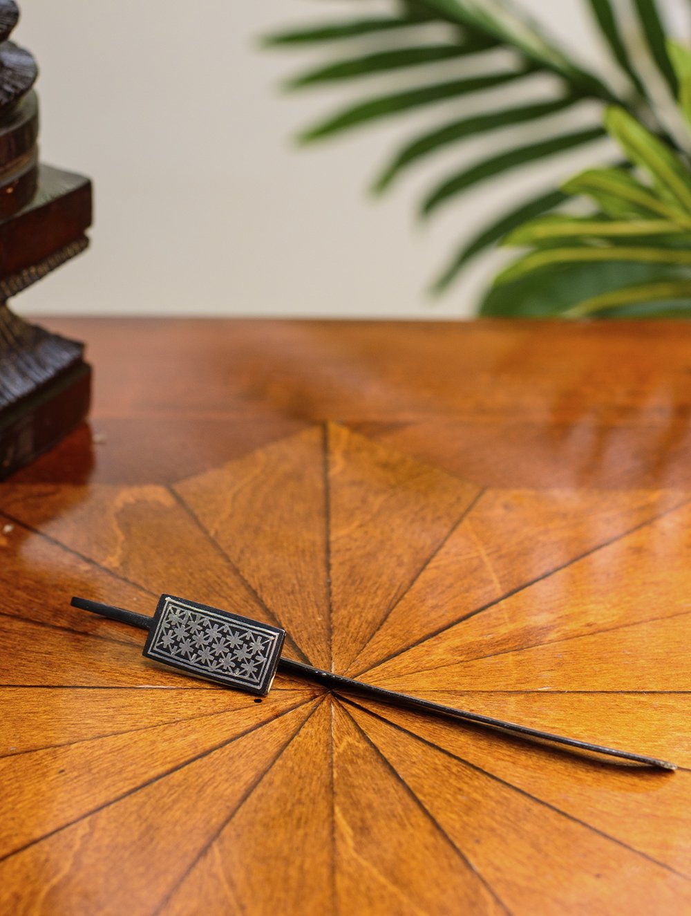 Bidri Craft Bookmark - Jaali