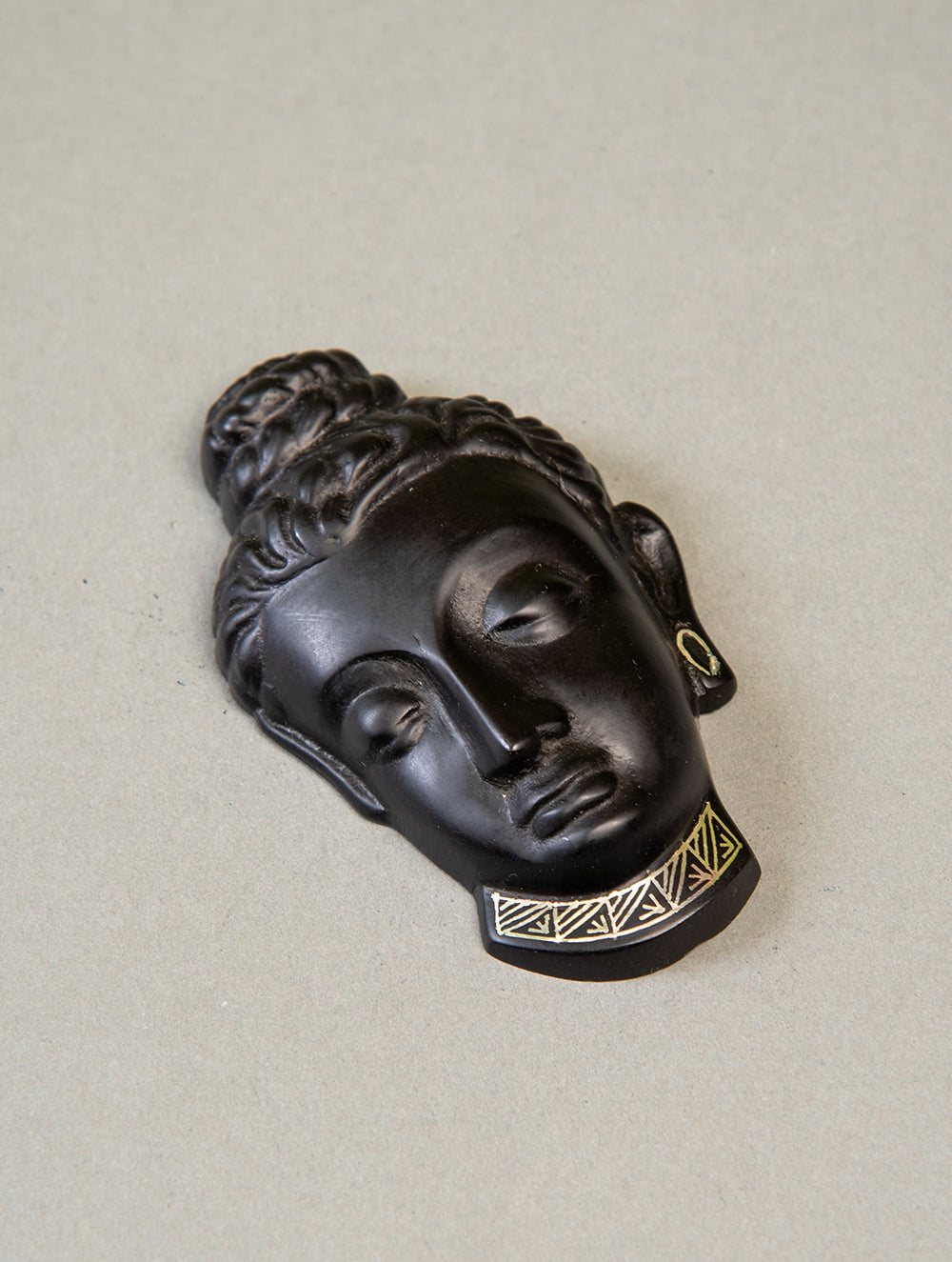 Bidri Craft Curio - Buddha Wall Accent