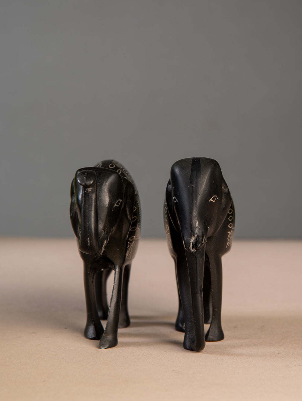 Bidri Craft Curio - Elephant (Set of 2)