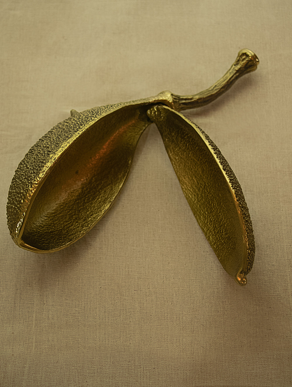 Brass Bowl Curio - Kanakchampa Seed (Large)
