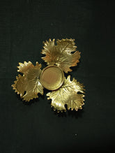 Brass Grape Leaf Tealight Holder - The India Craft House