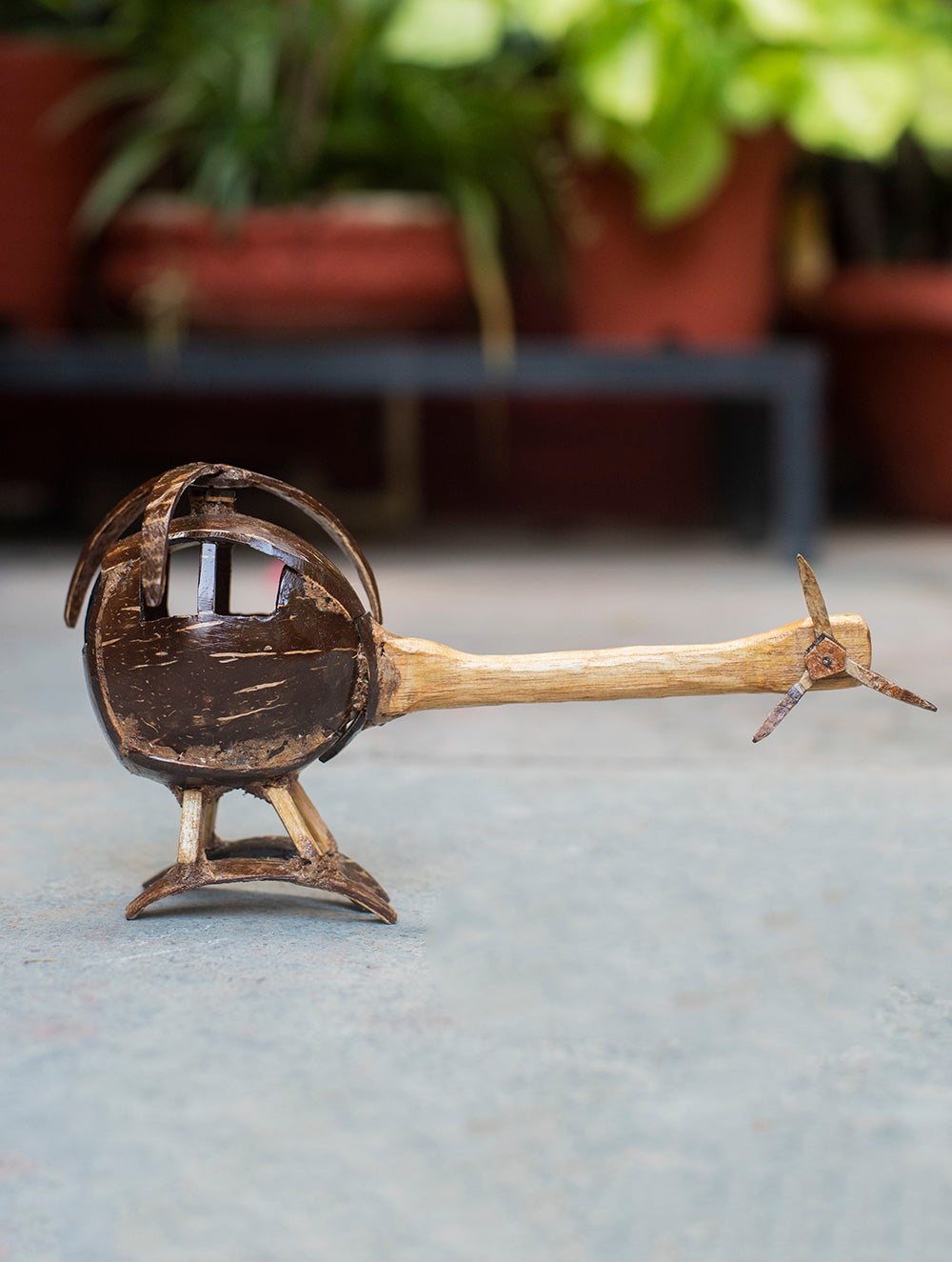 Coconut Craft Curio - The Helicopter