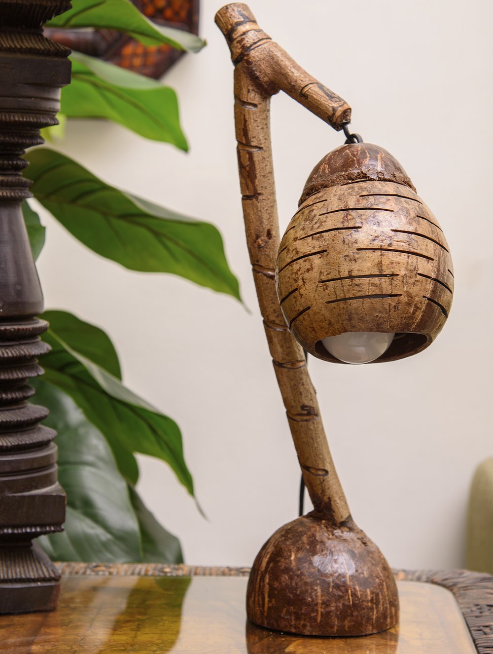 Coconut Craft Table Lamp