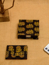 Cotton Block Print Memo Box & Visting Card Holder