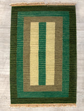 Handwoven Kilim Rug (6 x 4 ft) - Geometric - The India Craft House