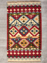Handwoven Kilim Rug (5 x 3 ft) - The India Craft House