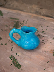 Delhi Blue Art Pottery Curio / Jug