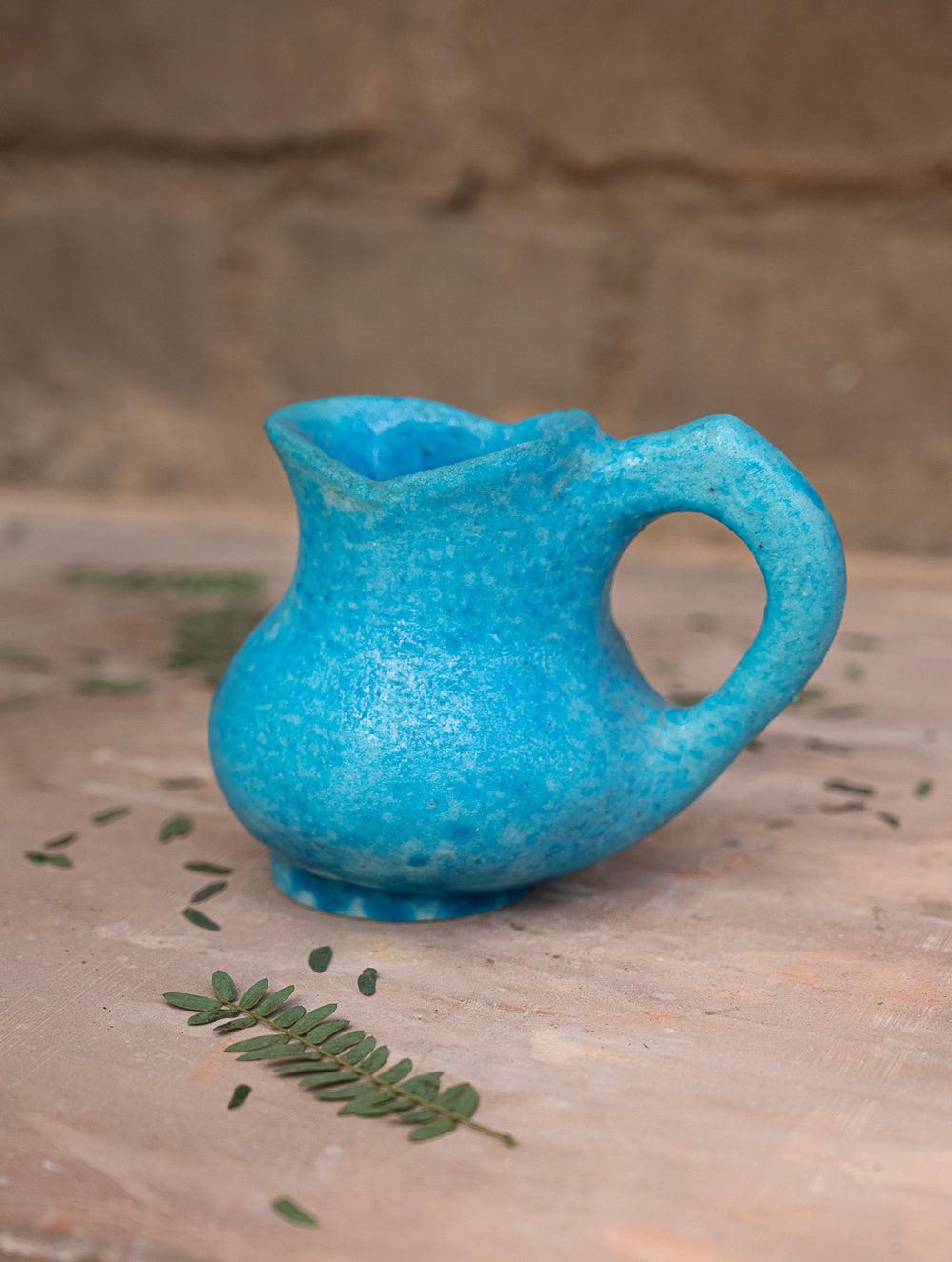 Delhi Blue Art Pottery Curio / Jug