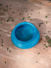 Delhi Blue Art Pottery Curio / Utility Bowl