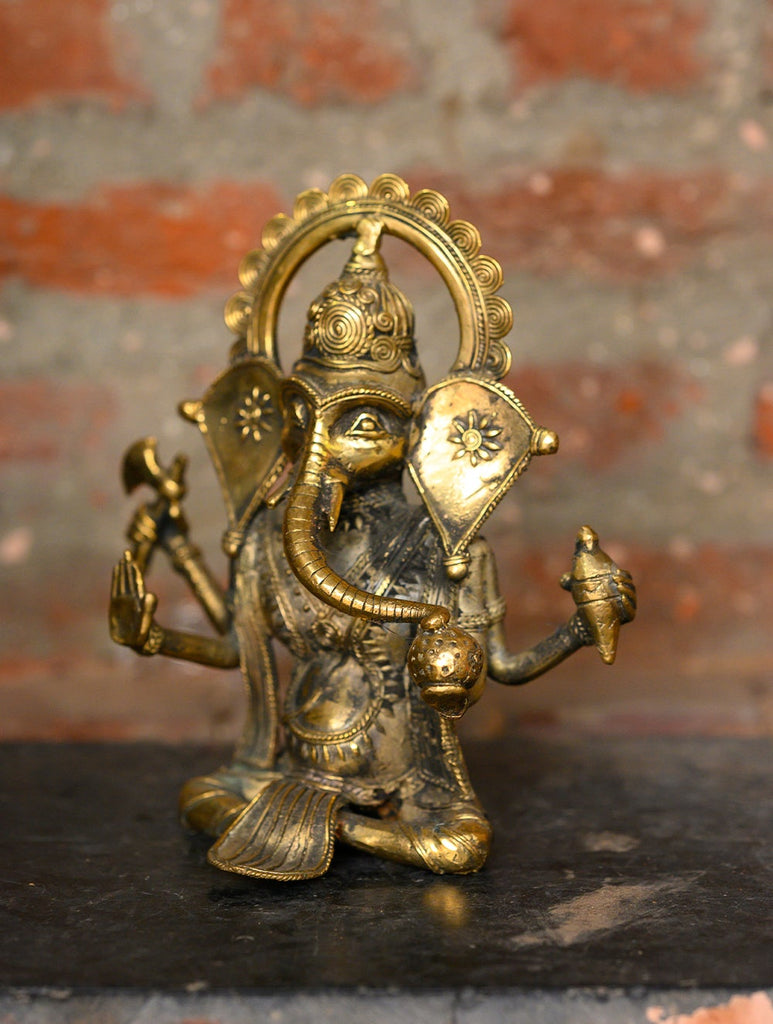 Dhokra Craft Curio - Ganesha