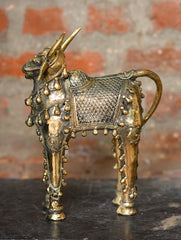 Dhokra Craft Curio - Ornate Cow