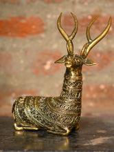 Load image into Gallery viewer, Dhokra Craft Curio - Reindeer