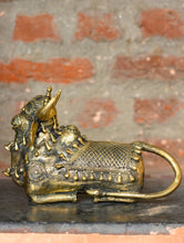 Load image into Gallery viewer, Dhokra Craft Curio - Seated Nandi