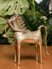 Dhokra Craft Curio (Large) - Horse - The India Craft House