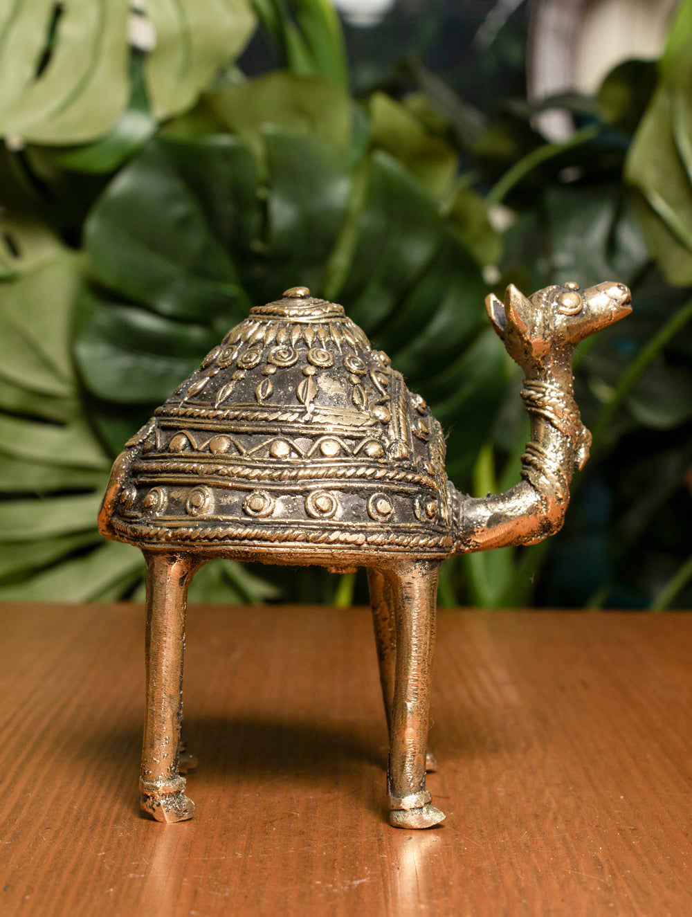 Dhokra Craft Curio (Medium) - Camel - The India Craft House