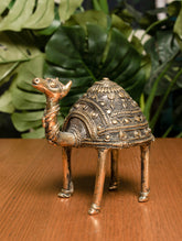 Dhokra Craft Curio (Medium) - Camel - The India Craft House