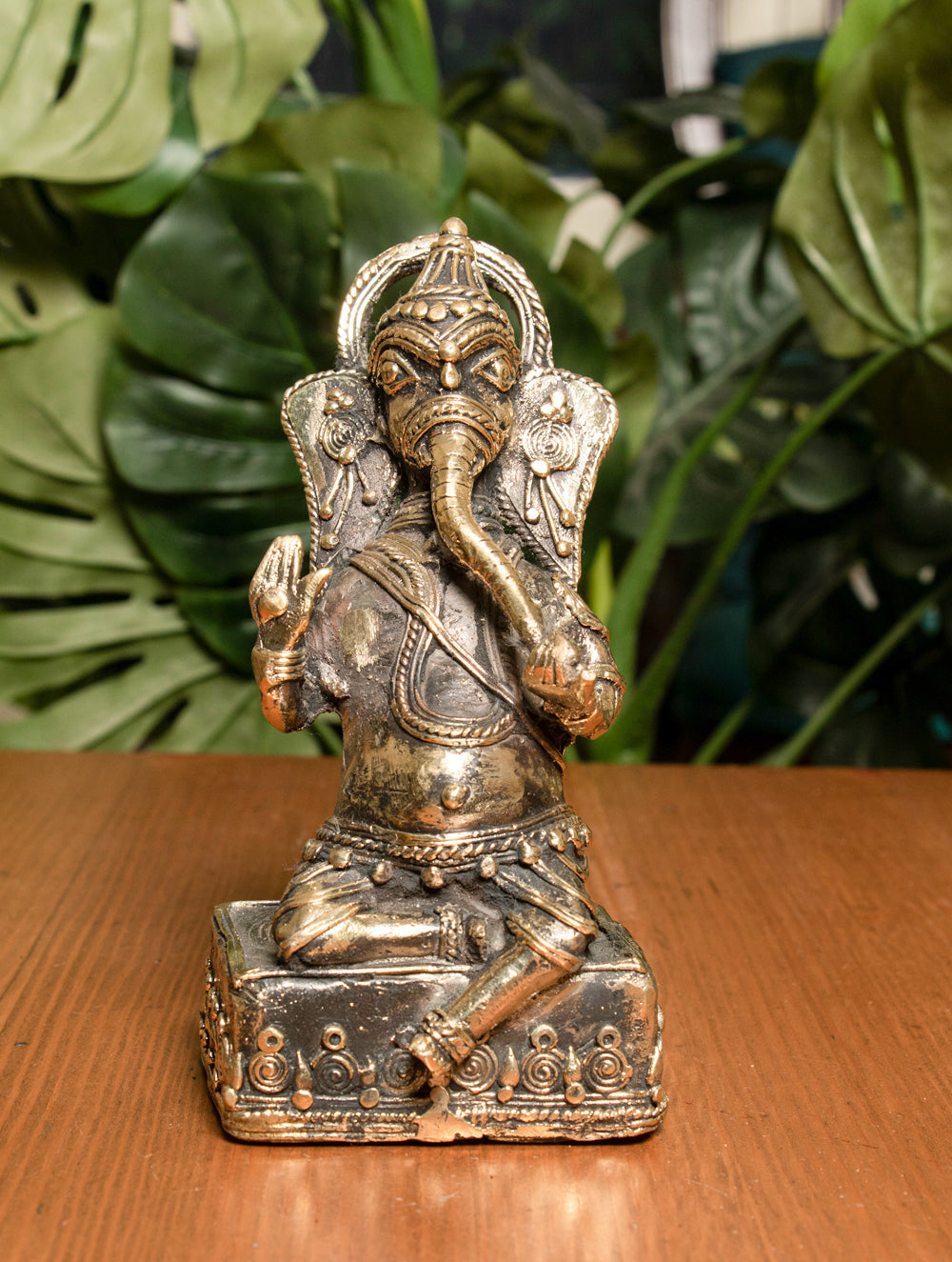 Dhokra Craft Curio (Medium) - Ganesha - The India Craft House