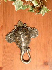 Dhokra Craft Door Décor Artifact - Ganesha - The India Craft House