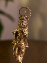 Load image into Gallery viewer, Dhokra Craft Curio - Krishna