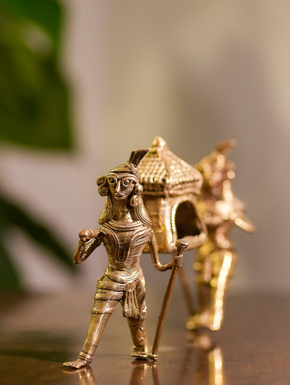 Load image into Gallery viewer, Dhokra Craft Curio - Palanquin