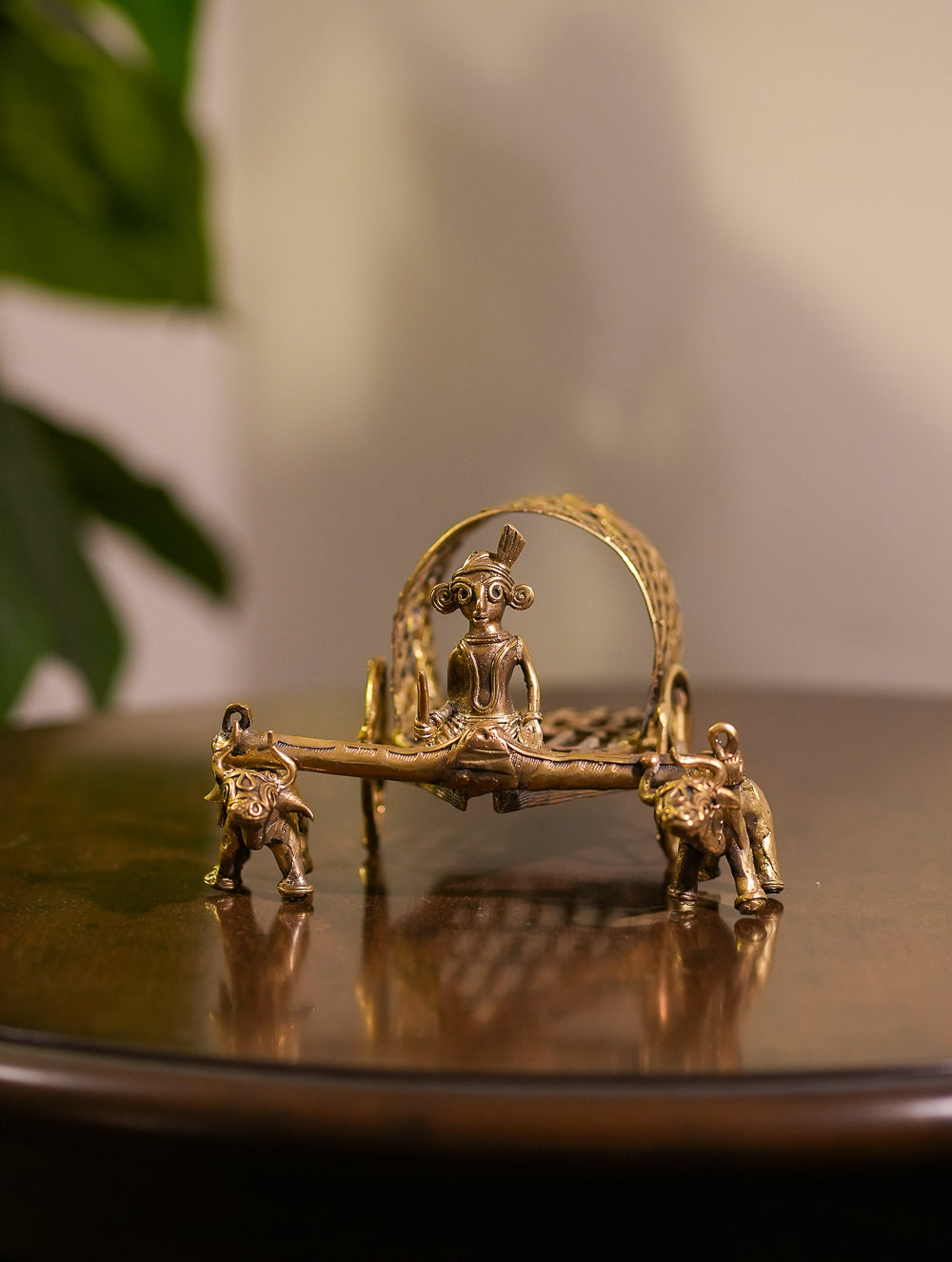 Dhokra Craft Curio - The Bullock Cart