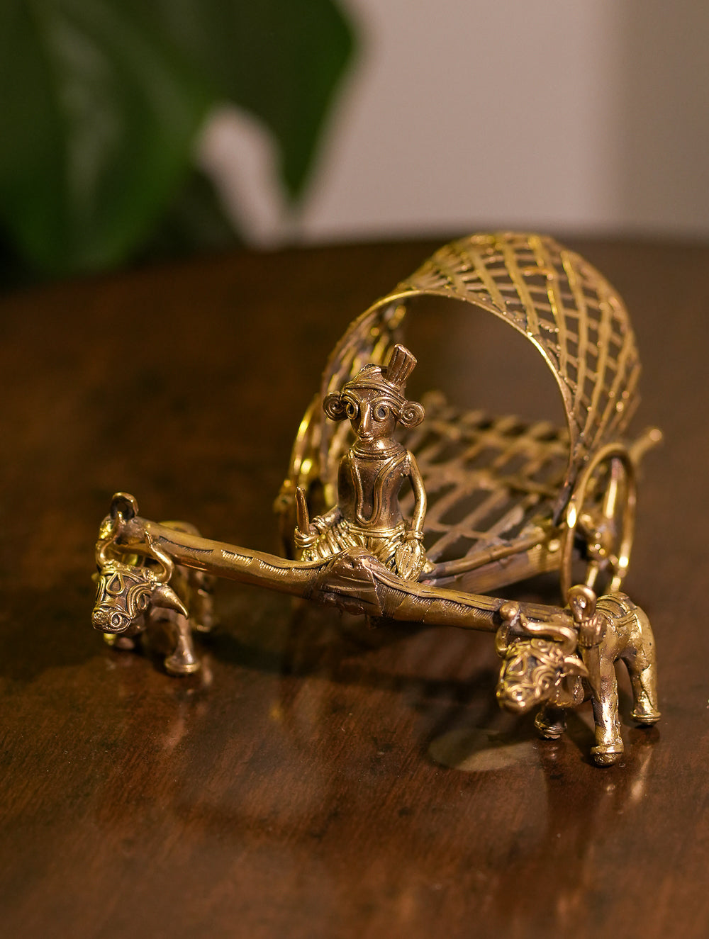 Dhokra Craft Curio - The Bullock Cart