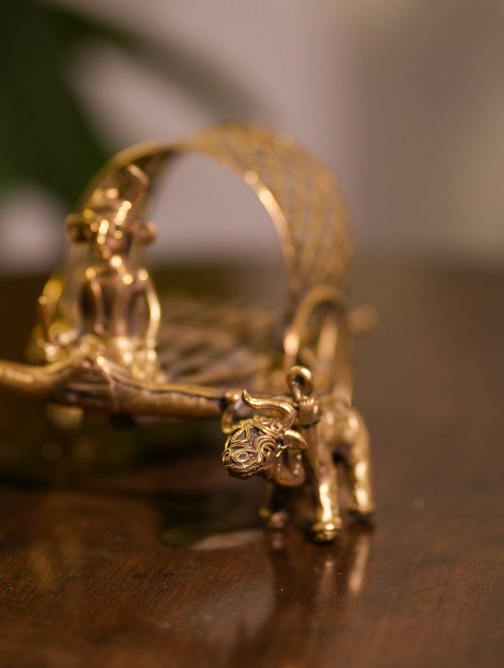 Dhokra Craft Curio - The Bullock Cart