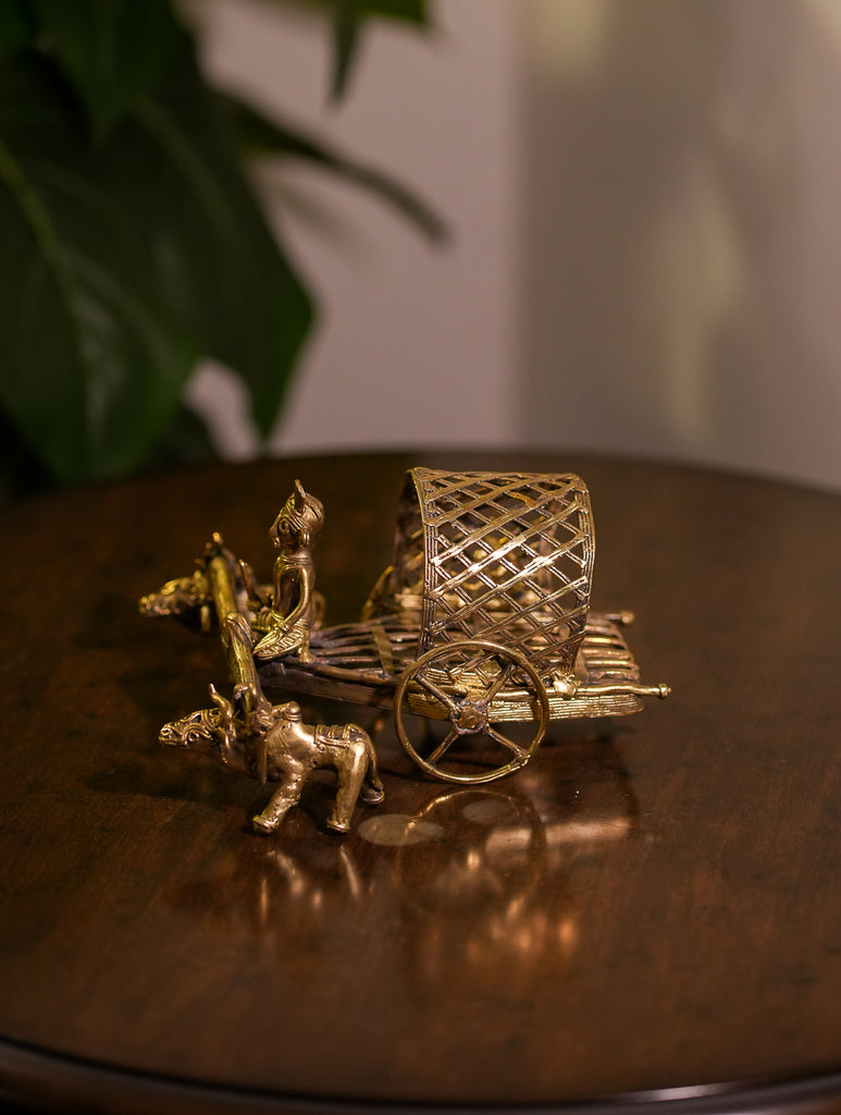 Dhokra Craft Curio - The Bullock Cart