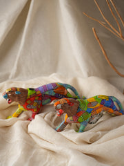 Exclusive Gond Art Tiger Curio - Forest Wanderer