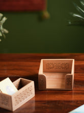 Exclusive Jaali Wood Craft Paper Holder - Square