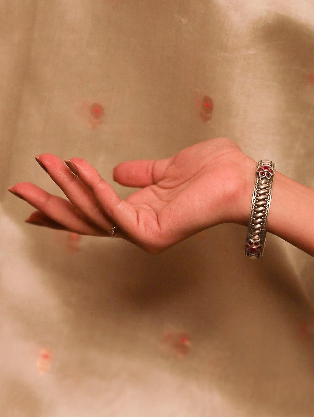 Exclusive Pure Silver Traditional Maharashtrian Kangans