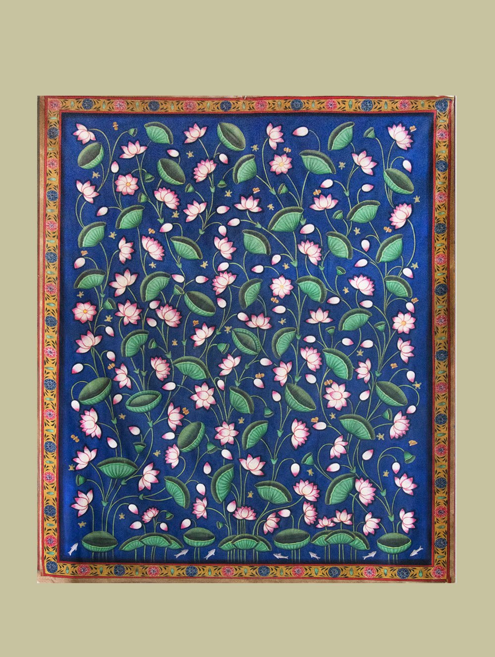 ExtraLarge Pichwai Painting ❃ Pichwai Florals IV