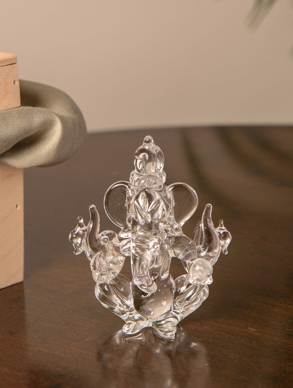 Fine Glass Curio - Ganesha