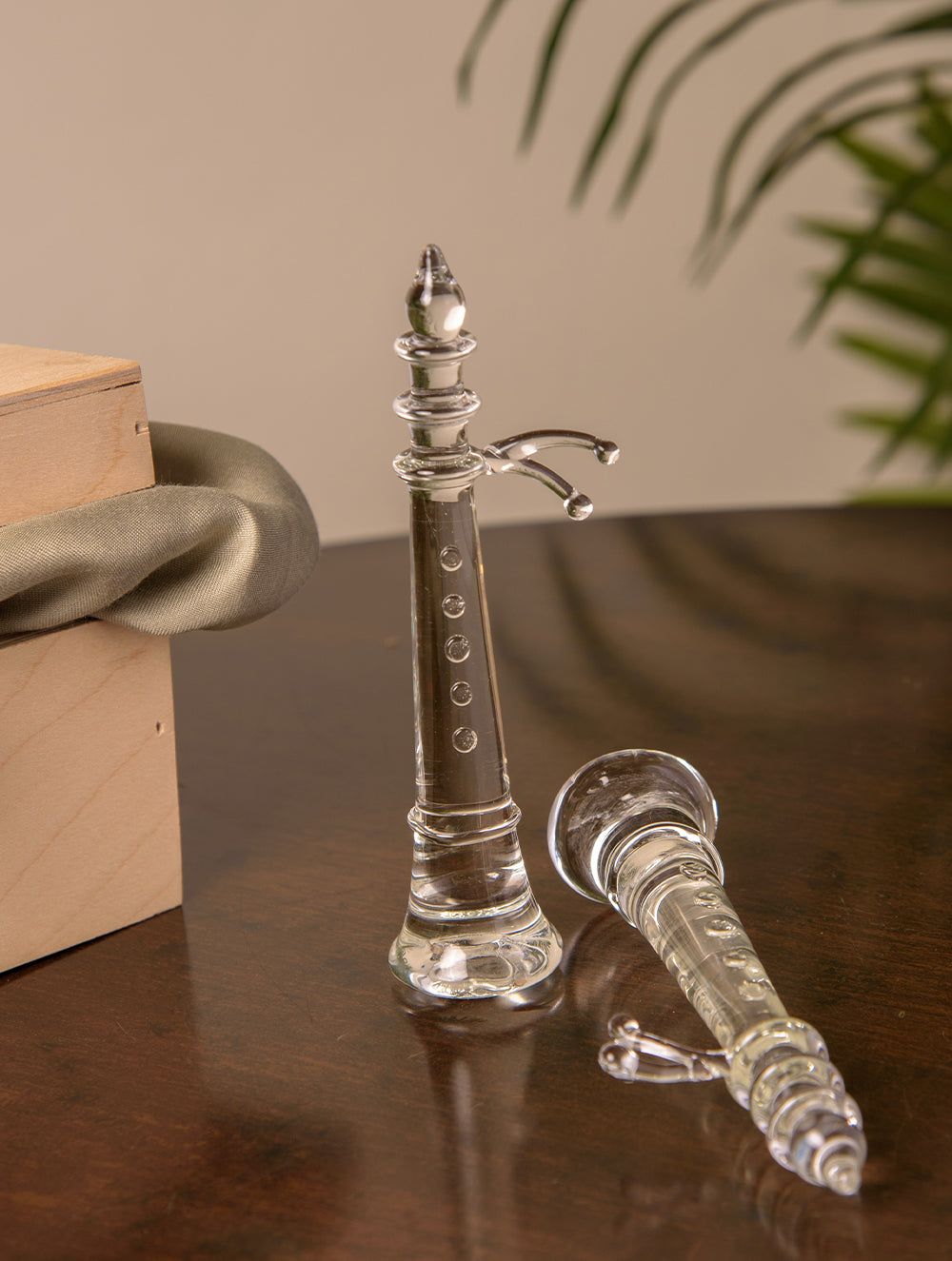 Fine Glass Musical Instruments - Shehnai (Set of 2)