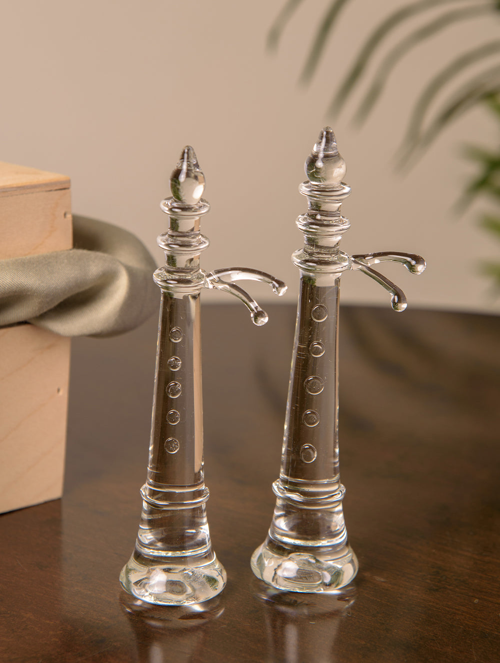 Fine Glass Musical Instruments - Shehnai (Set of 2)