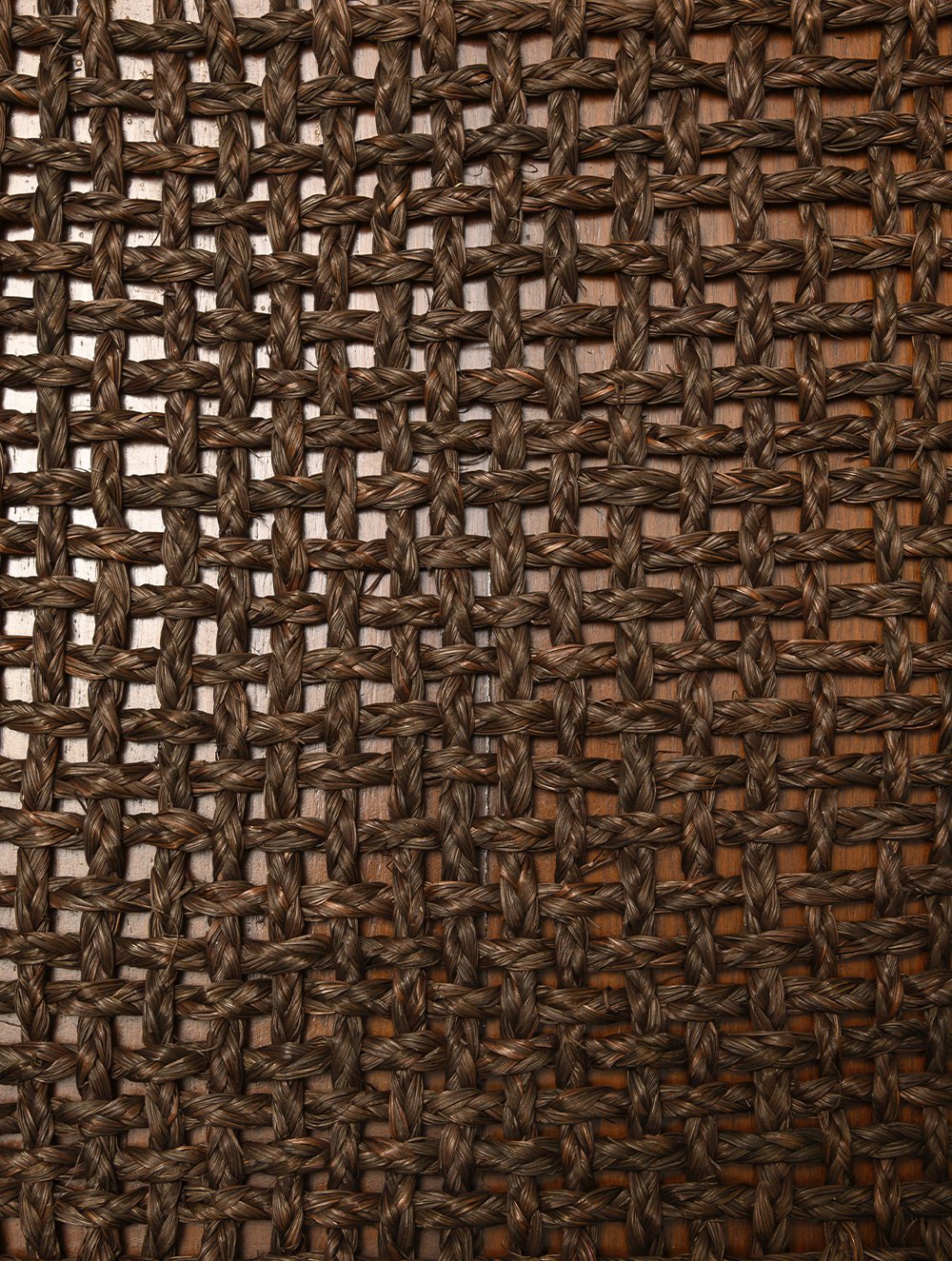 Handcrafted Sabai Grass Table Mats - Dark Purple Brown (Set of 6)