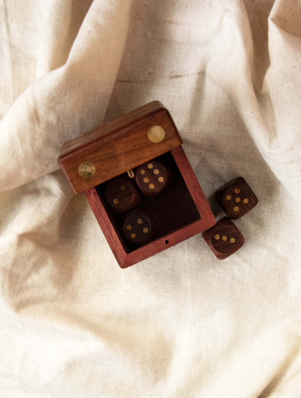 Handcrafted Wooden Dice-In Dice Game