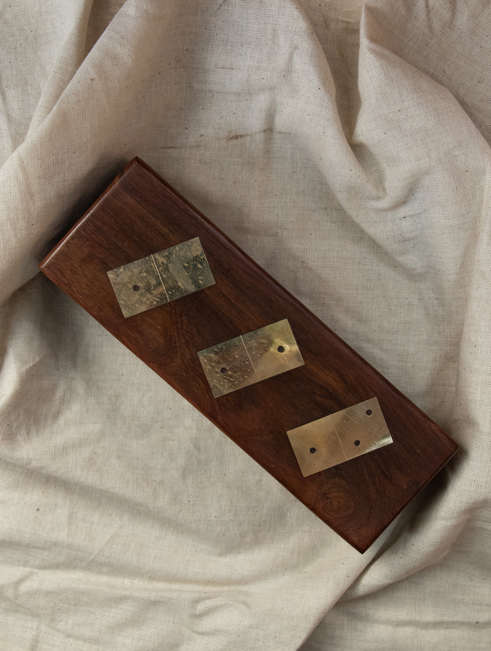 Handcrafted Wooden Dominoes Game With Box