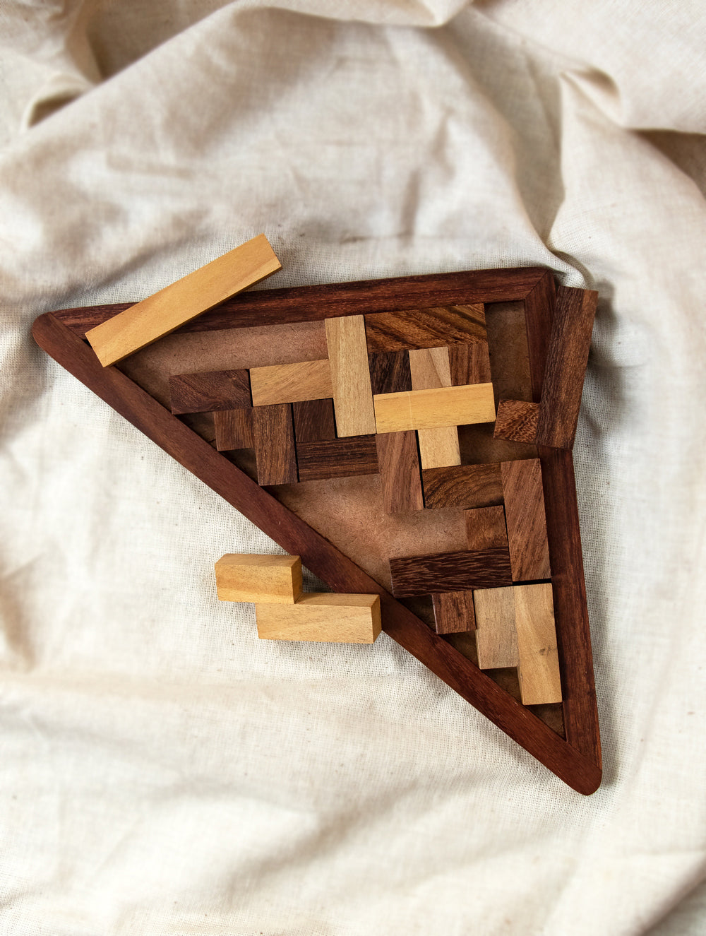 Handcrafted Wooden Tangram Puzzle