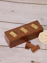 Handcrafted Wooden Dominos Game