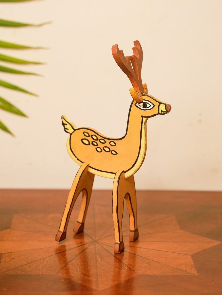 Handcrafted Wooden Toy - Deer