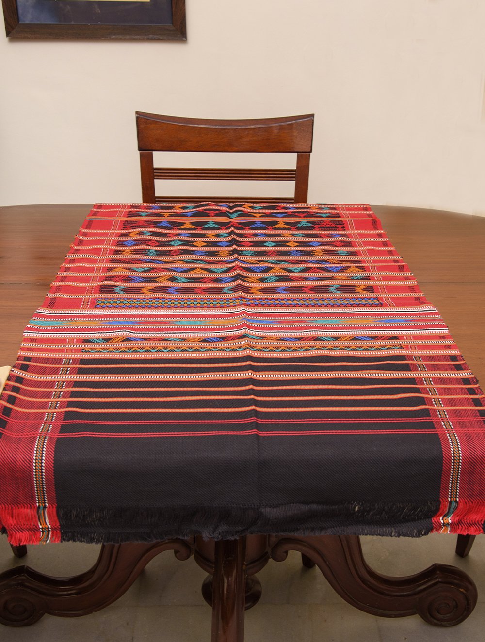 Load image into Gallery viewer, Kashida Pattu Woven Table Runner - Large 