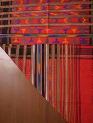 Kashida Pattu Woven Table Runner - Large