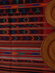 Kashida Pattu Woven Table Runner - Large