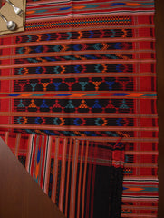 Kashida Pattu Woven Table Runner - Large