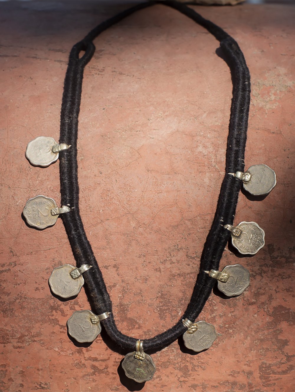 Lambani Tribal Neckpiece - 2 Paise Coins