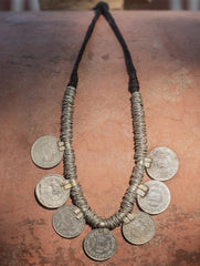 Lambani Tribal Neckpiece - 50 Paise Coins