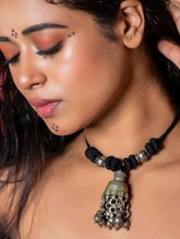 Lambani Tribal Neckpiece - Black Topli