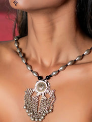 Lambani Tribal Neckpiece - Gugri Dholki